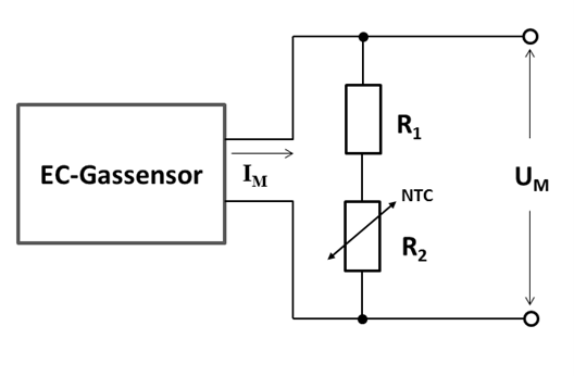 WI.TEC Sensorik Externe Beschaltung eines elektrochemischen Gassensors